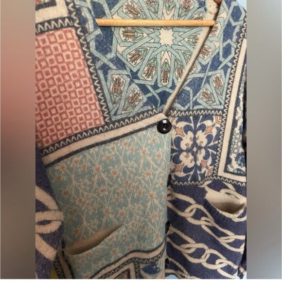 YESNO Women's Wool/Cotton Cardigan – Cozy Knit Sweater VG - Picture 3 of 7